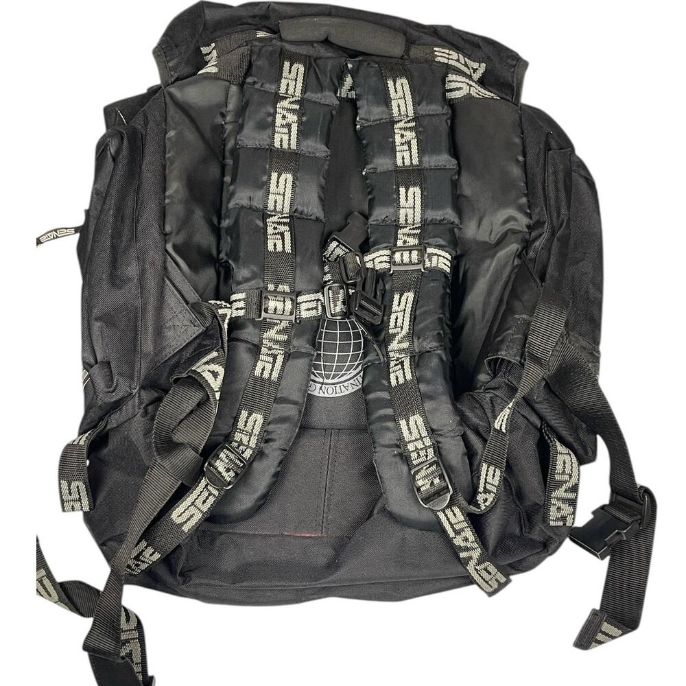 Vintage 90s Senate Travel Gear Backpack Global Destruction Inline Skate Bag - Picture 5 of 11